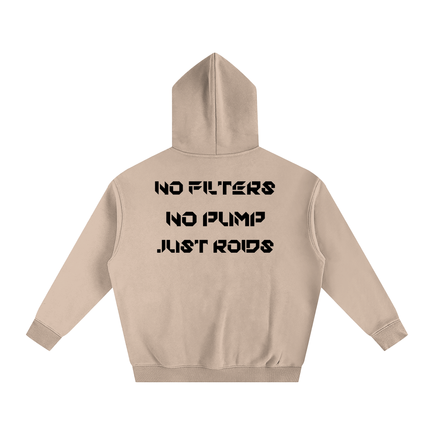 NPNF Oversized Hoodie, Black Letters