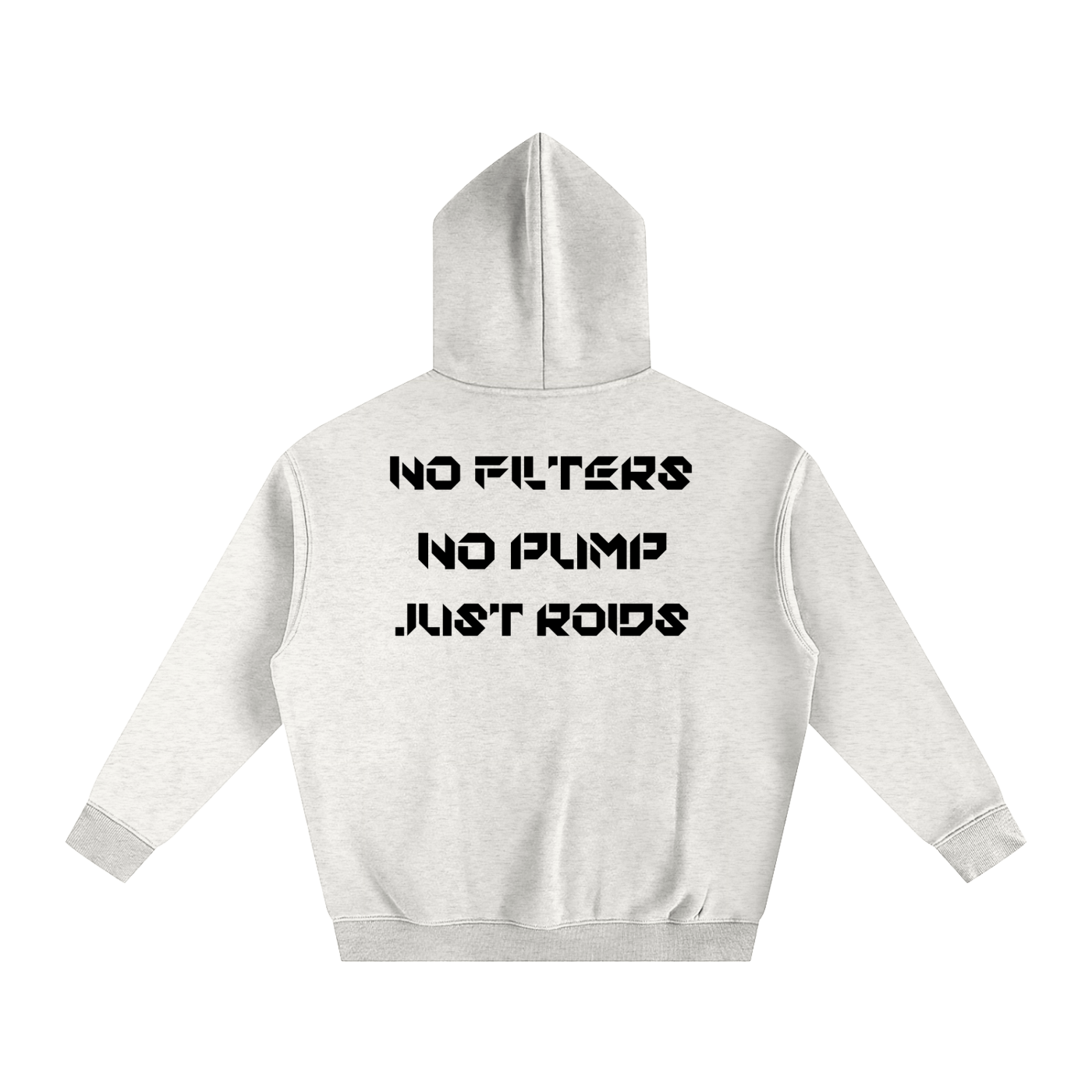 NPNF Oversized Hoodie, Black Letters