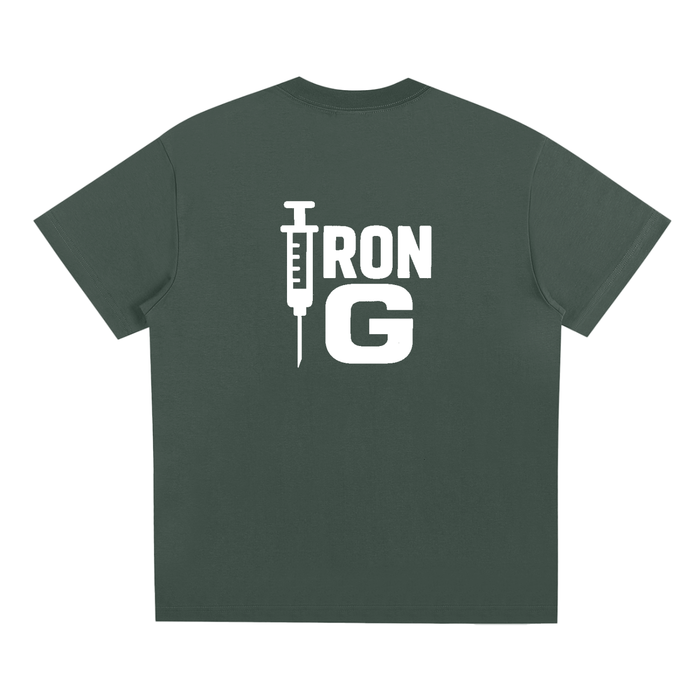 Iron G T-Shirt, White Logo