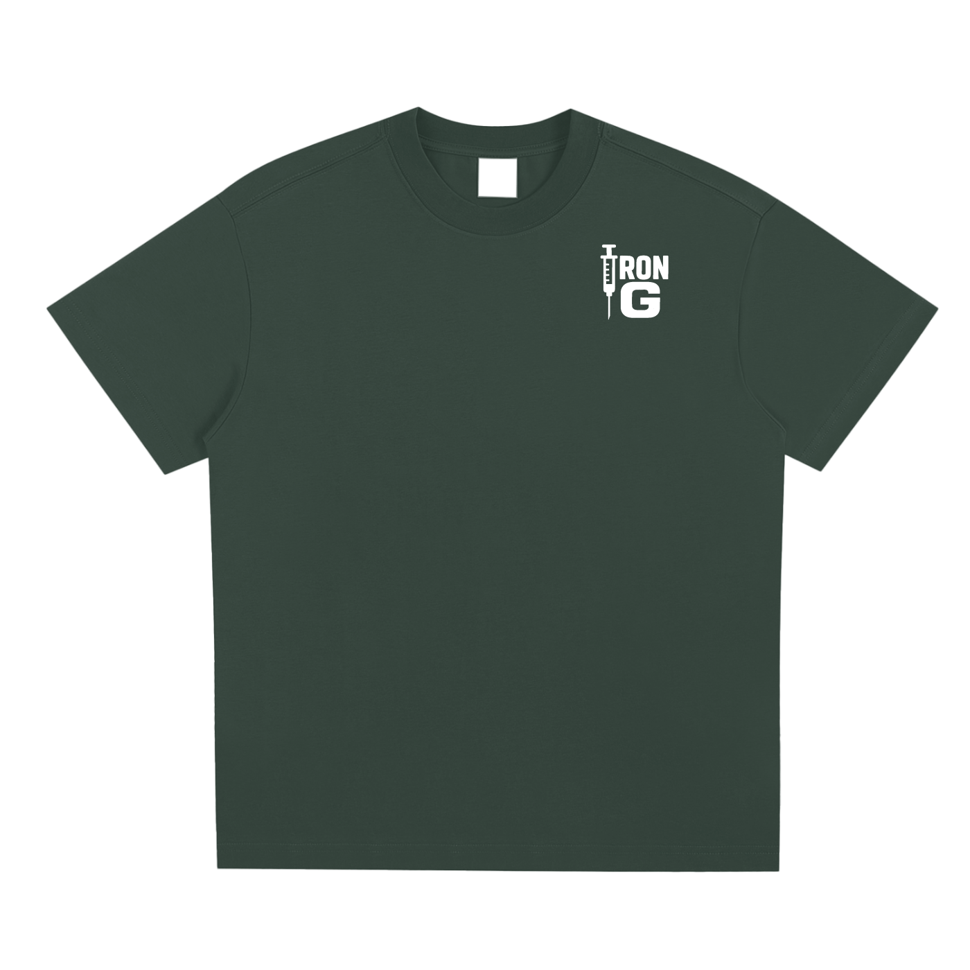 Iron G T-Shirt, White Logo