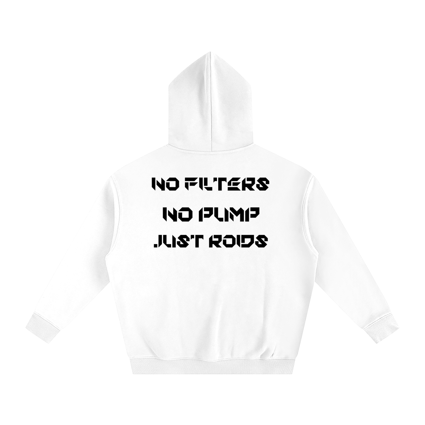 NPNF Oversized Hoodie, Black Letters