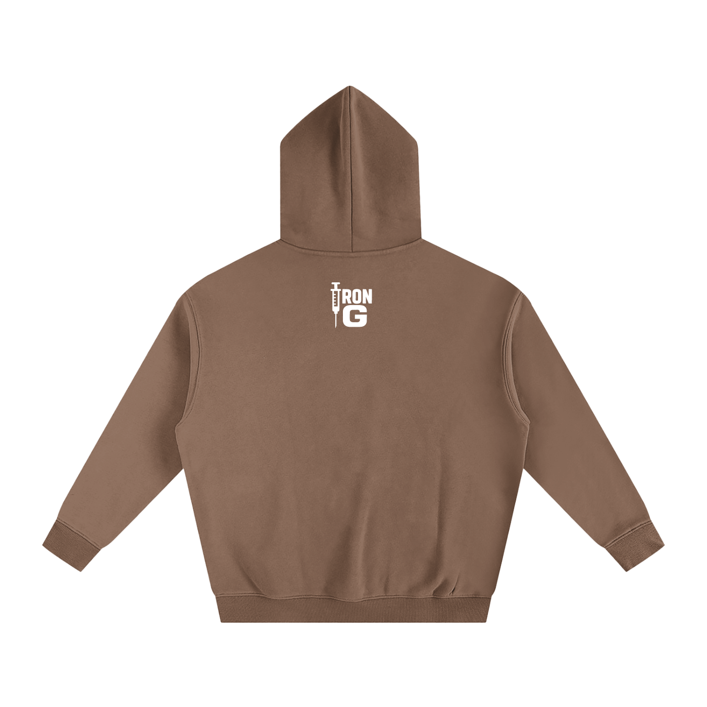 EAT LIFT PIN WIN Oversize Hoodie, white letters